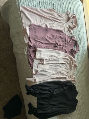 Express Blouses - Blush, Mauve & Black